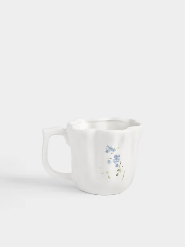 Кружка, 400 мл, Незабудка, Crumple flower, image-0