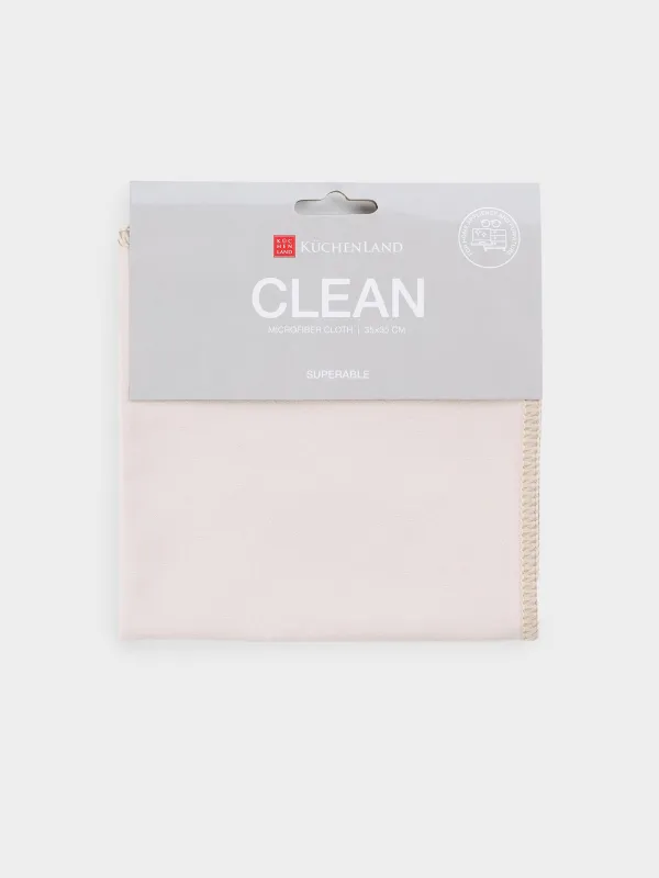 Тряпка для мебели и техники, 35х35 см, Замша, Clean, image-2