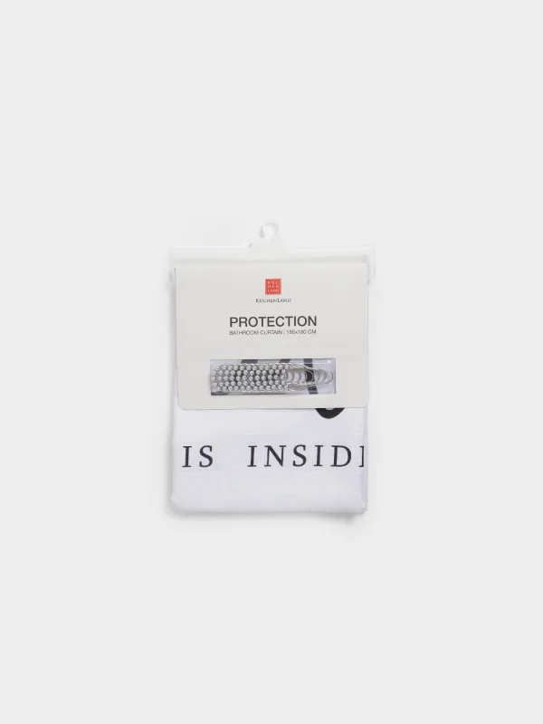 Штора для ванной, с кольцами, Protection, image-0