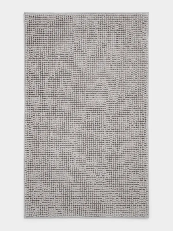 Коврик, 50х80 см, полиэстер, серый, Hillock, image-0