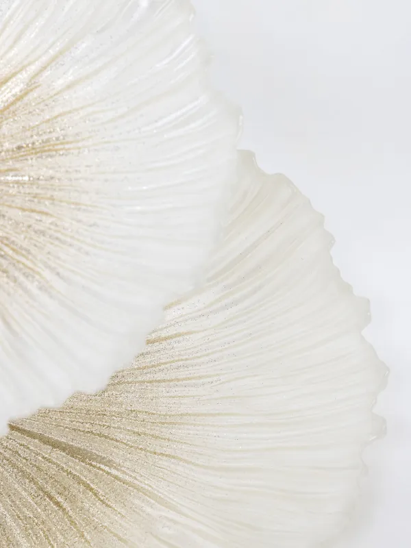 Подставка для пирожных, 21х28/26 см, 2 яруса, стекло Р/металл, молочная/шампань, Verge, image-2