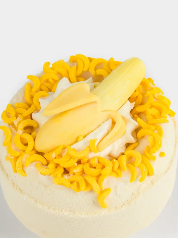 Бомбочка для ванны, 130 гр, с игрушкой, желтая, Банан и ваниль, Банан, Fruits spa, image-2