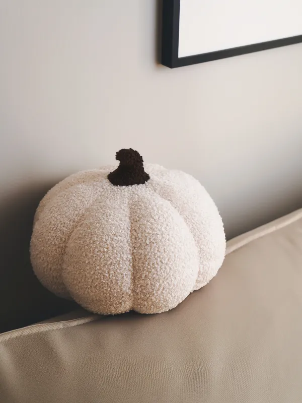 Подушка декоративная, 31х15 см, Тыква, Boucle figure, image-2