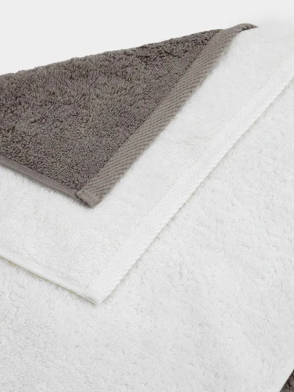 Комплект полотенец, 50х90/70х140 см, 4 шт, хлопок, песочный/молочный, Weltro cotton, image-4