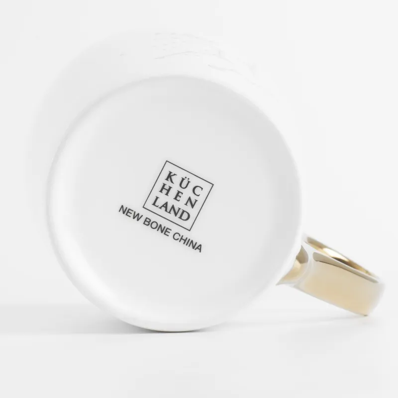 Кружка, 400 мл, фарфор N, молочно-золотистая, Телец, Zodiac, image-4