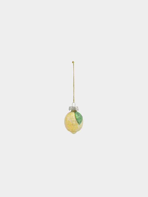 Игрушка елочная, 5 см, Лимон, Fruits, image-0