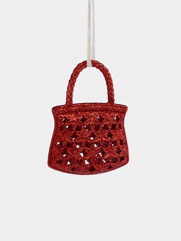 Игрушка елочная, 11 см, Сумочка, Figure sparkle, image-1
