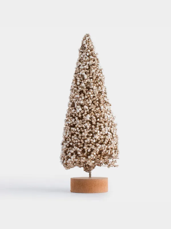 Статуэтка, 21 см, на подставке, Заснеженная ель, Frosty sparks, image-2