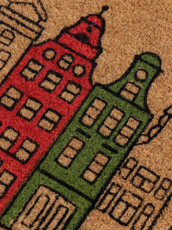 Коврик придверный, 40х60 см, Домики, House built, image-2