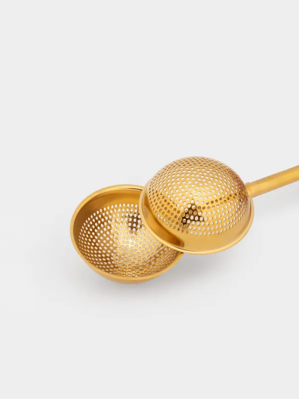 Сито для заваривания чая, 17 см, Шар, Classic gold, image-2