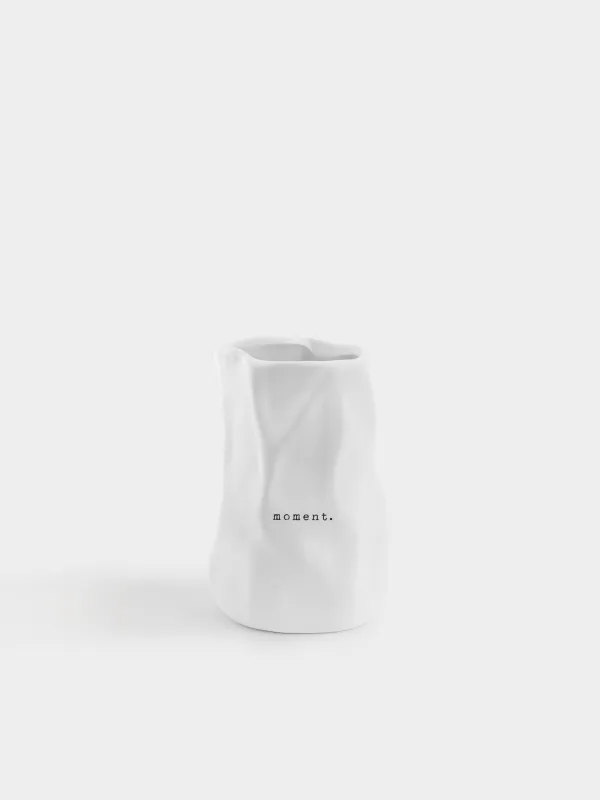 Ваза для цветов, 20 см, Moment, Crumple font, image-0