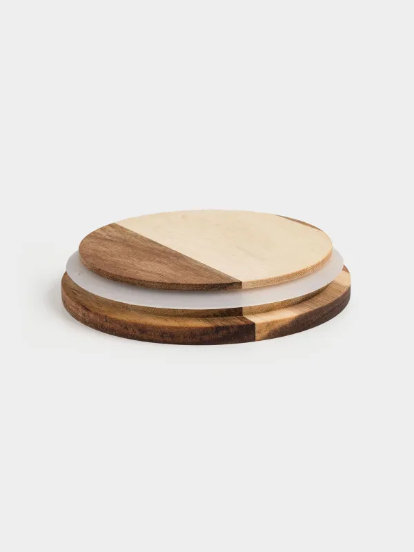 Банка для сыпучих продуктов, 1,7 л, стекло Б/дерево, Ravi wood, image-3