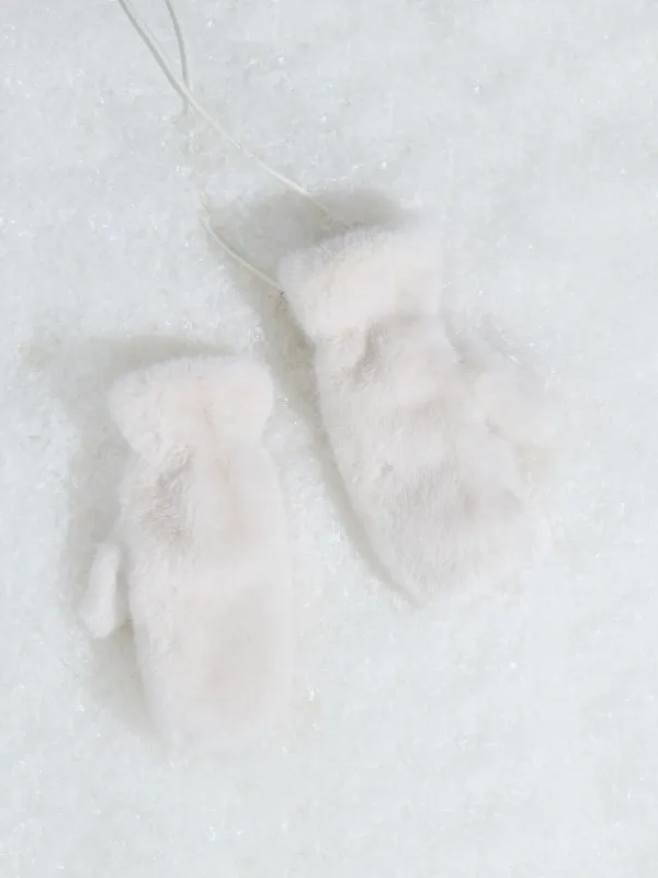 Варежки женские на шнурке, Shaggy, image-0