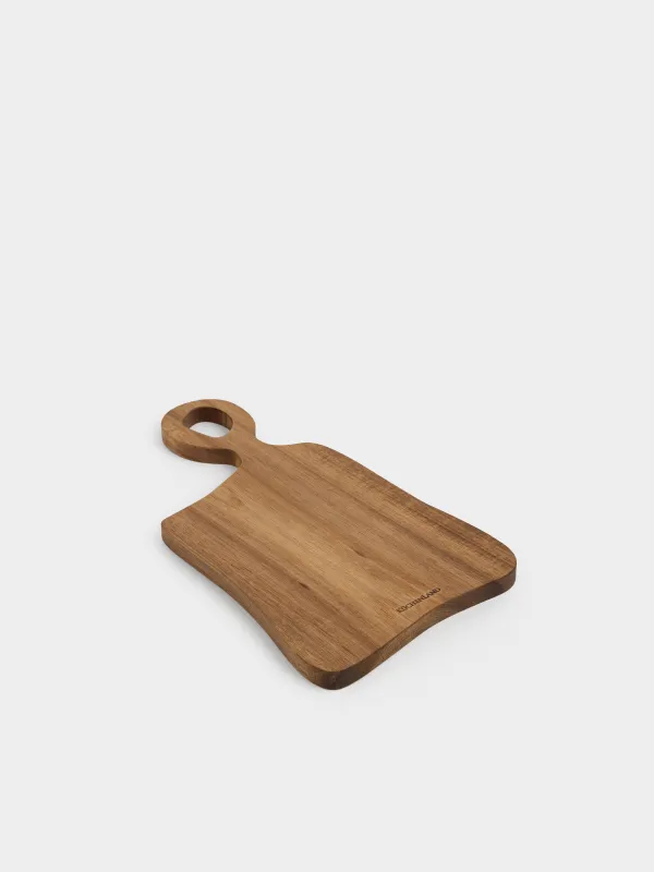 Доска разделочная, 36x20 см, с ручкой, дерево, фигурная, Noble tree, image-1