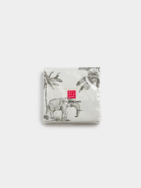 Салфетки бумажные, Tropical vibes, image-3