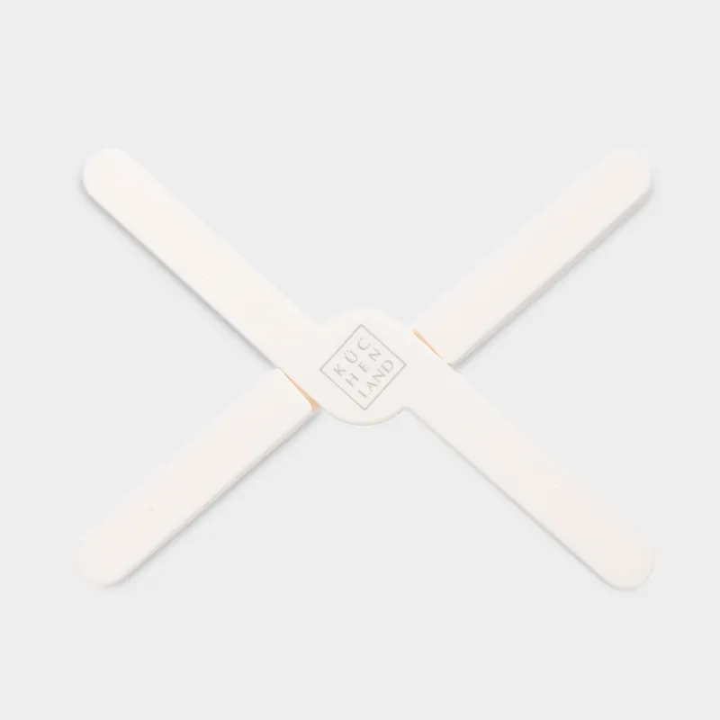 Подставка под горячее, 20 см, складная, силикон, молочная, Soft kitchen