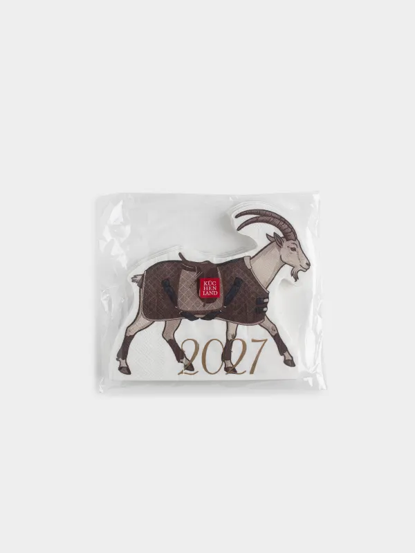 Салфетки бумажные, 33х29 см, 20 шт, Козел в амуниции, Wargoat, image-3