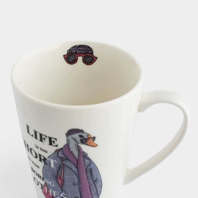 Кружка, 420 мл, Гусь в пальто, Goose, image-3