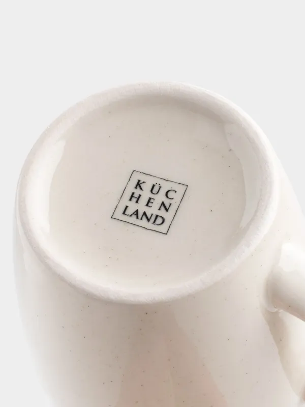 Кружка, 360 мл, 2 шт, керамика R, бежевая, в крапинку, Speckled glaze, image-6