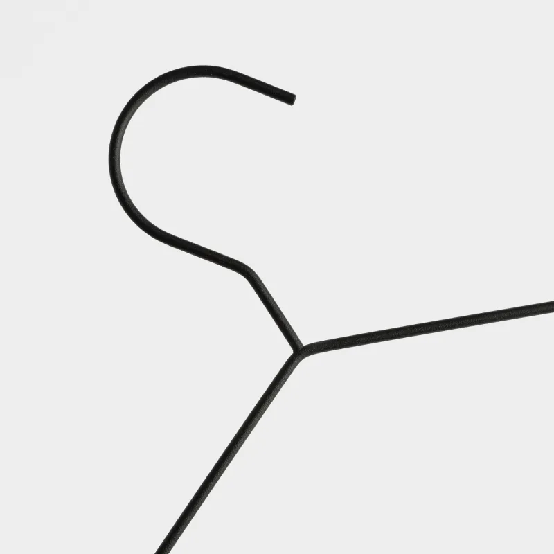 Вешалка-плечики, 42 см, 3 шт, металл/дерево, черная, Attic, image-3