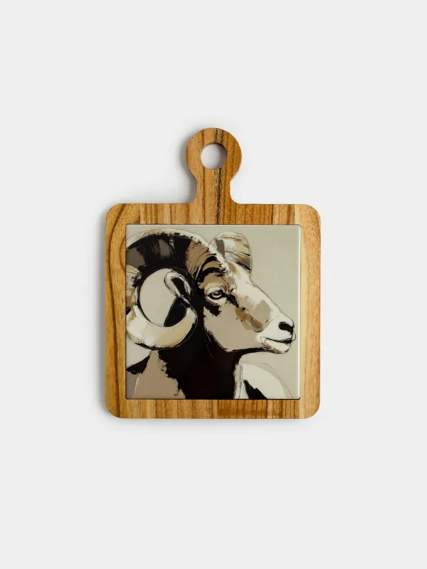 Подставка под горячее, 17х24 см, Архар, Sheep, image-0