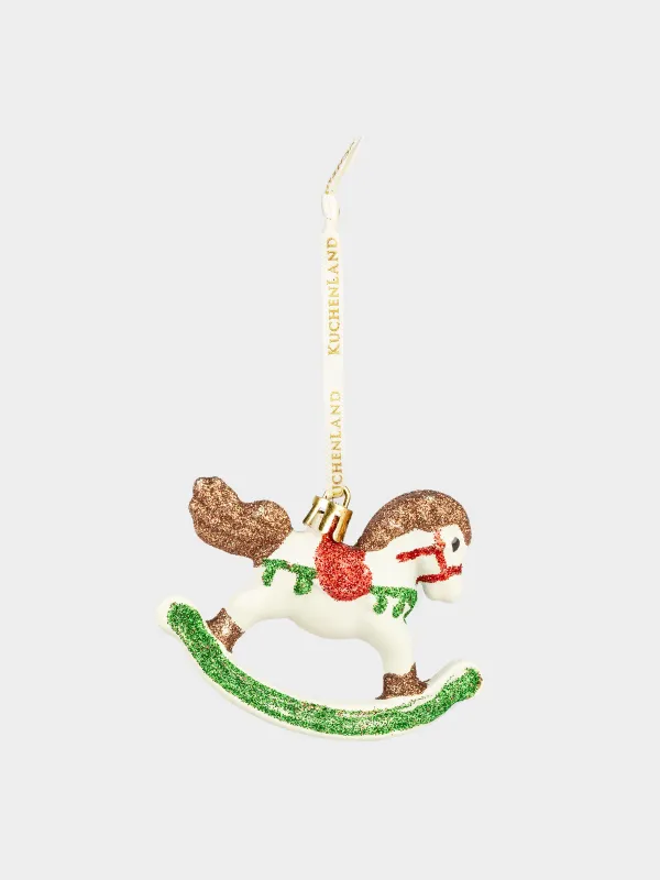 Набор елочных игрушек, 8 см, 3 шт, пластик, зеленый/красный, Новогодние атрибуты, Figure sparkle, image-2