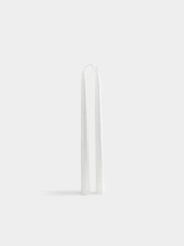 Свеча, 30 см, 2 шт, тонкая, с общим фитилем, Vivid candle, image-0