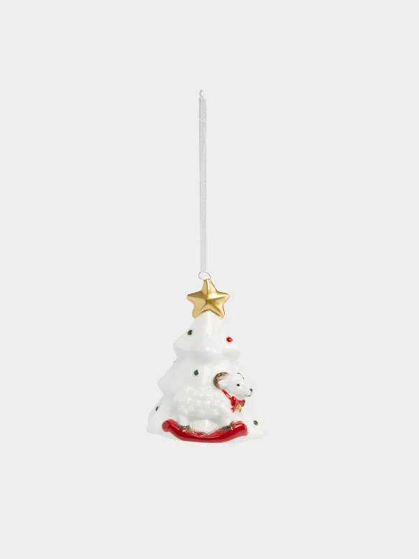 Игрушка елочная, 9 см, Баран под елкой, Figure christmas, image-0