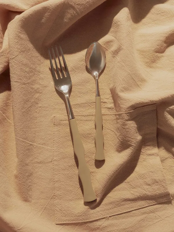 Вилка столовая, 2 шт, сталь/пластик, зеленая, Изгибы, Bangkok, image-5