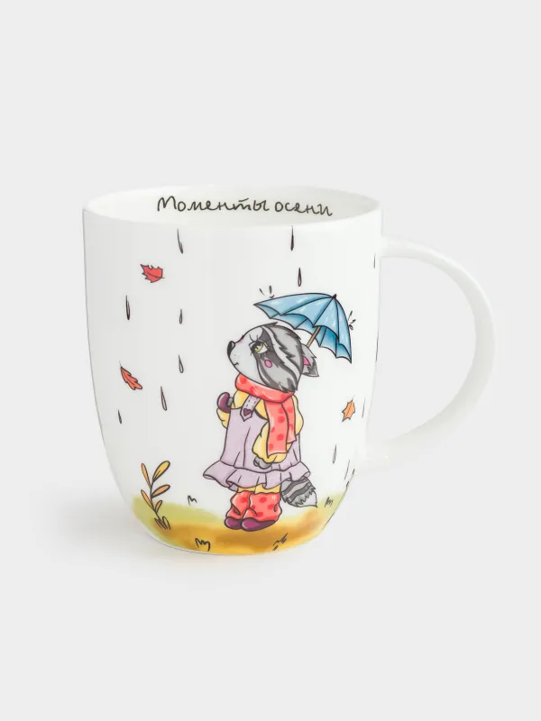 Кружка, 400 мл, Еноты, Forest animals, image-0