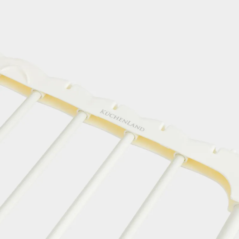 Сушилка для белья напольная, 183x56 см, раздвижная, металл, бежевая, Compact, image-1