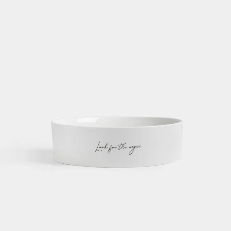 Блюдо, 23х6 см, с бортами, фарфор N, белое, Полевые цветы, Cowslip