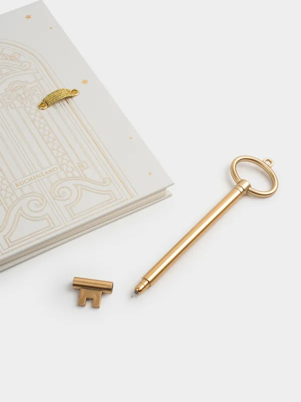 Блокнот, 15х20 см, 80 листов, на кольцах, Stationery gold, image-3