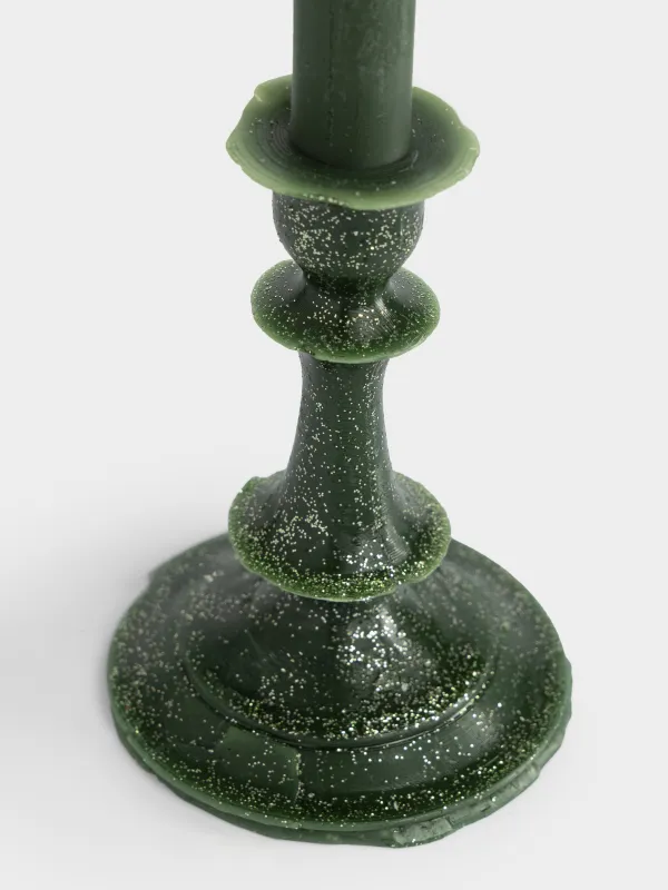 Свеча, 6х20 см, с блестками, Shape candle, image-2