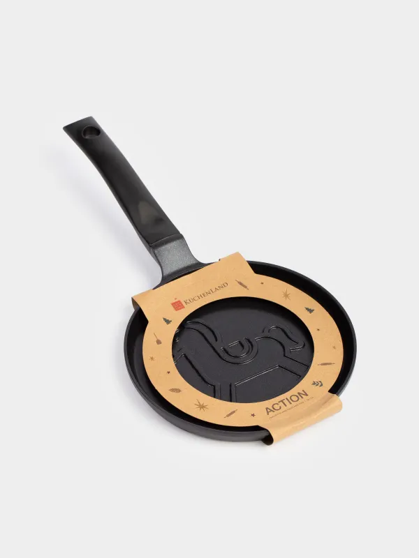 Сковорода для омлета и панкейков, 18 см, с покрытием, алюминий, Лошадка, Action, image-4