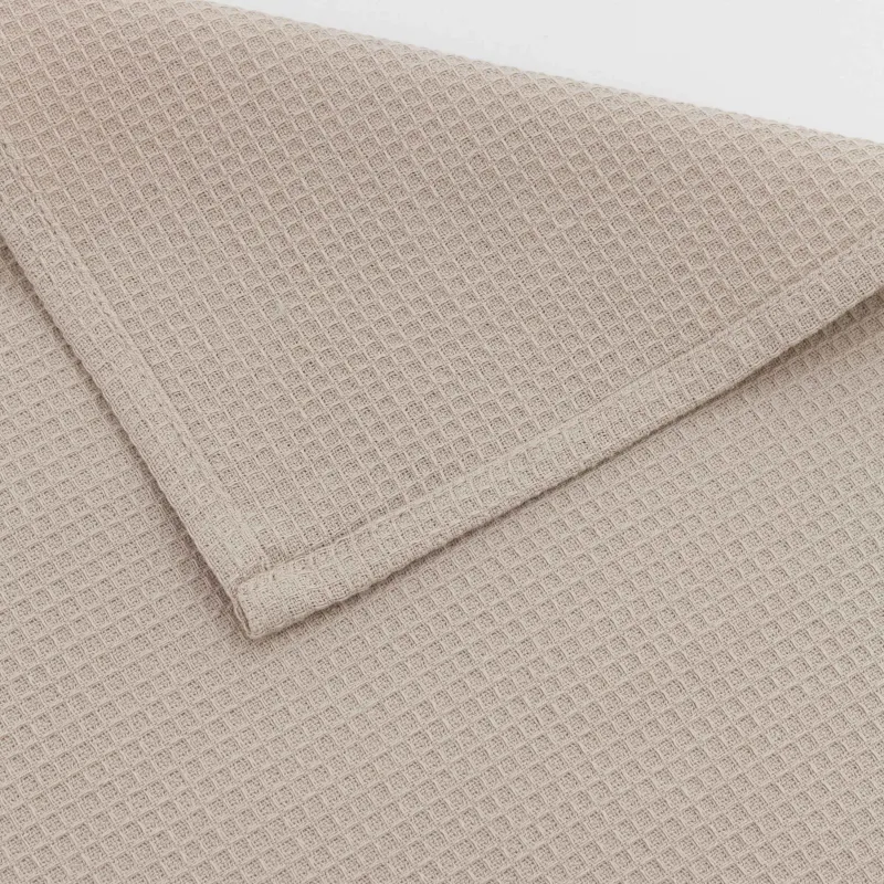 Полотенце кухонное, 40х60 см, 3 шт, хлопок, ментоловое/коричневое/бежевое, Waffle, image-6