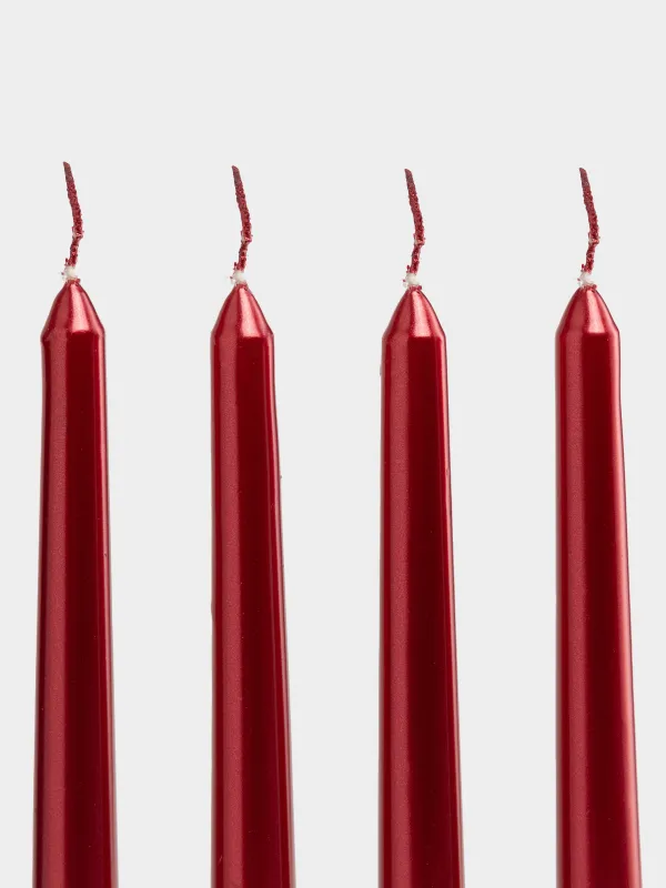 Свеча, 25 см, 4 шт, тонкая, Vivid candle, image-1
