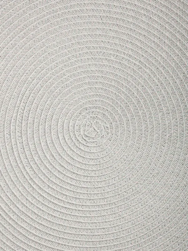 Салфетка под приборы, 38 см, полипропилен/ПЭТ, круглая, бежевая, Basic, image-3