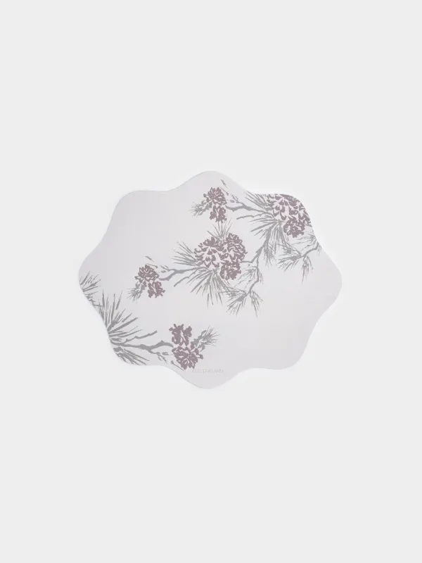 Салфетка под приборы, 37х45 см, Шишки на ветках, Rock print, image-0