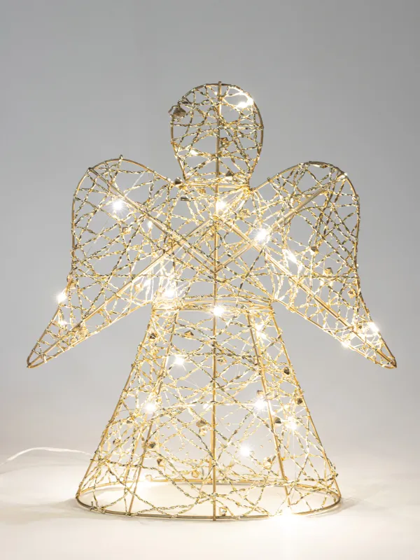 Статуэтка с подсветкой, 40 см, Ангел, Frosty sparks, image-4
