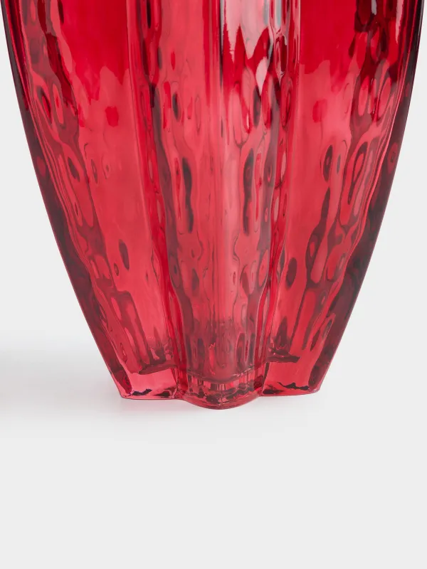 Ваза для цветов, 33 см, стекло, Ribedic, image-2