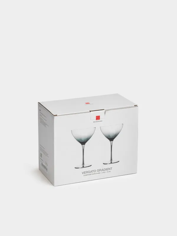 Бокал-креманка для шампанского, 2 шт, с градиентом, Vergato gradient, image-4
