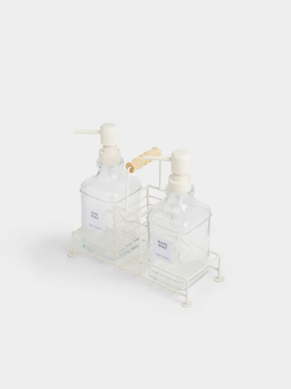 Диспенсер для моющего средства, 530 мл, 2 шт, на подставке, Milk kitchen, image-3