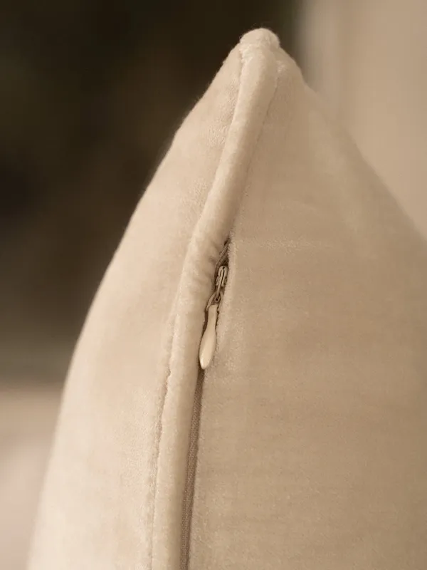 Подушка декоративная, 50х50 см, вельвет/бисер, молочная, Шмель, Bugs, image-7