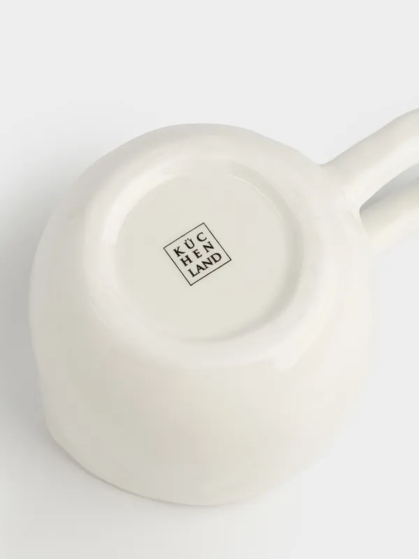 Кружка, 610 мл, керамика D, молочная, Дедушка, Family support, image-3