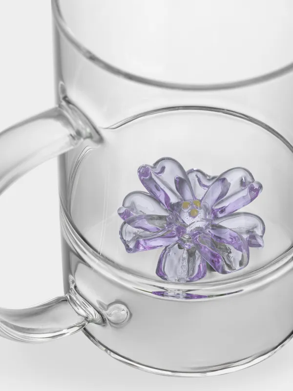 Кружка, 300 мл, стекло Б, Цветок, Shape, image-3