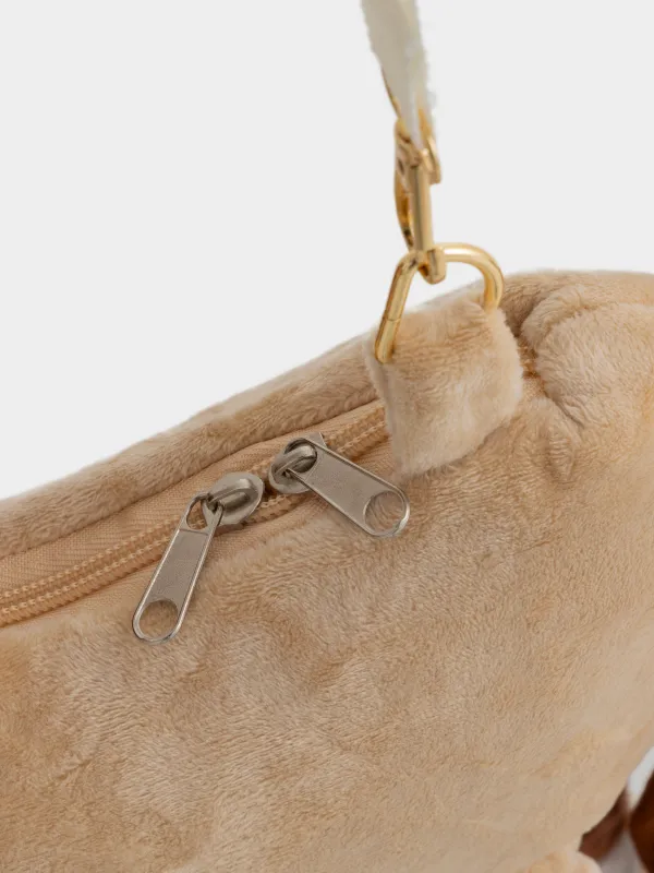 Сумка, 35х25 см, детская, полиэстер, бежевая, Конь, Horse toy, image-4