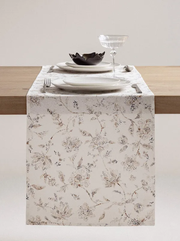 Дорожка настольная, 40х160 см, Цветы, Autumn Flowery, image-5