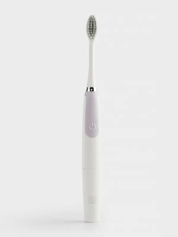 Щетка зубная, электрическая, 1 режим, 3 насадки, сиреневая, Manny, image-0