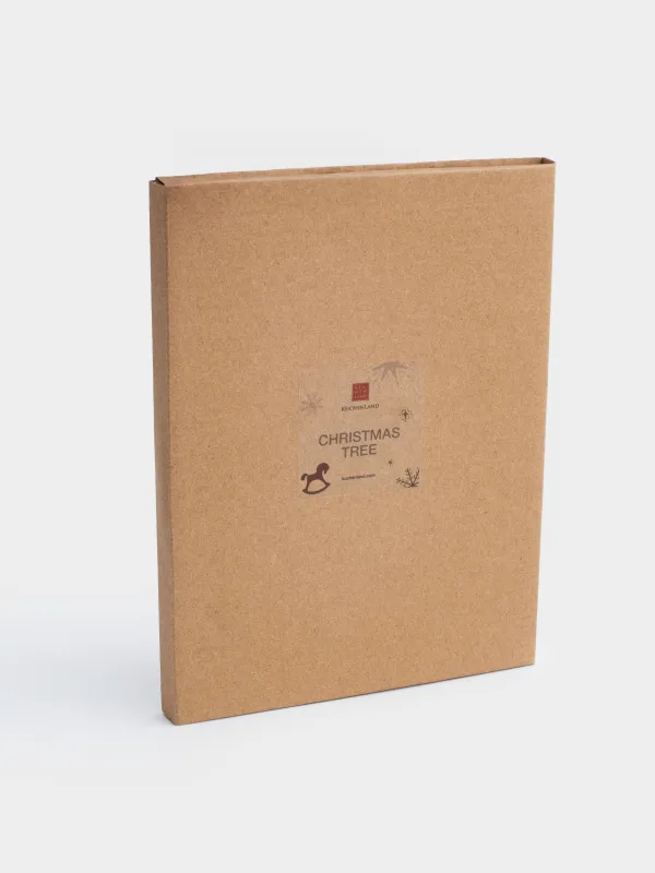 Подставка под горячее, 15x20 см, Елка с бантами, Christmas tree, image-5